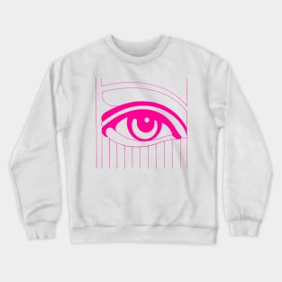 Eye And Vision Pink Crewneck Sweatshirt